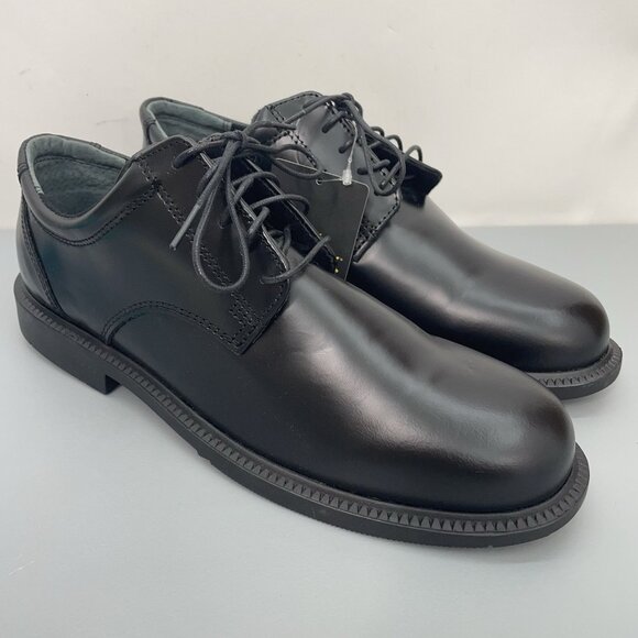 Thorogood Uniform Work Classics Academy Oxfords Shoes Leather Black Mens 10.5 - Picture 1 of 15